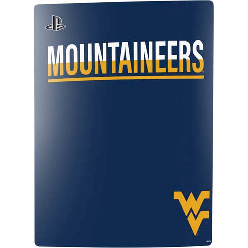West Virginia University Blue Wood Floor PS5 Console Skin